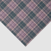 Papier Mousseline Tartan de prune (Détail)