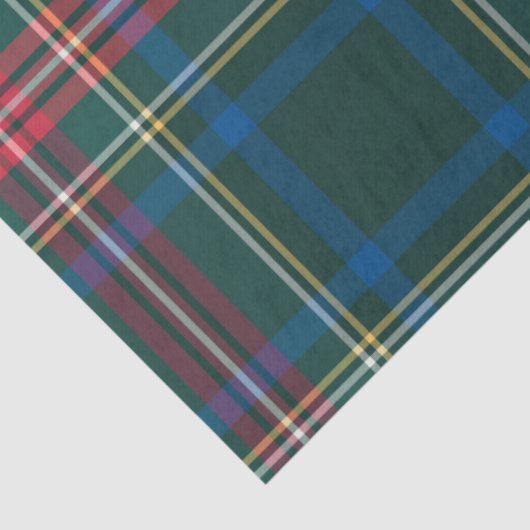 Papier Mousseline Tartan de vacances classique Plaid Enveloppement d (Détail)
