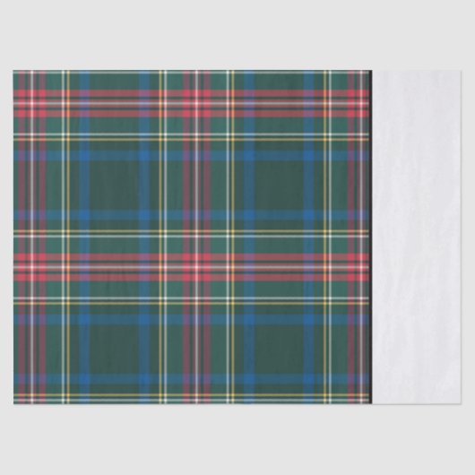 Papier Mousseline Tartan de vacances classique Plaid Enveloppement d (Recto)
