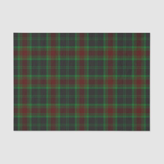 Papier Mousseline Tartan d'Irlandais du comté de Carlow (Recto)