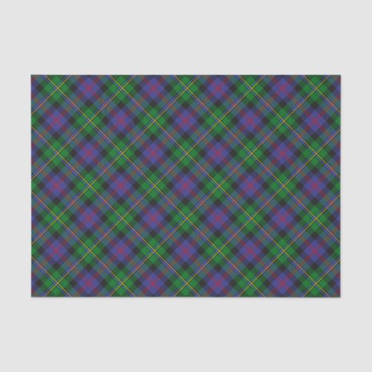 Papier Mousseline Tartan du clan Malcolm (Recto)