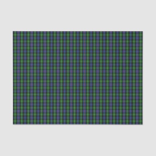 Papier Mousseline Tartan du Mackenzie de clan (Recto)