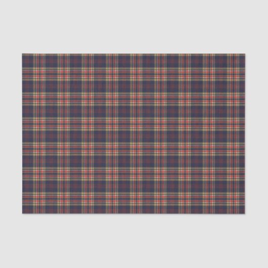 Papier Mousseline Tartan écossais (Recto)