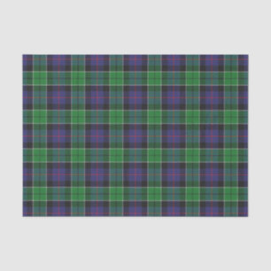 Papier Mousseline Tartan écossais de chasse de Leslie de clan de