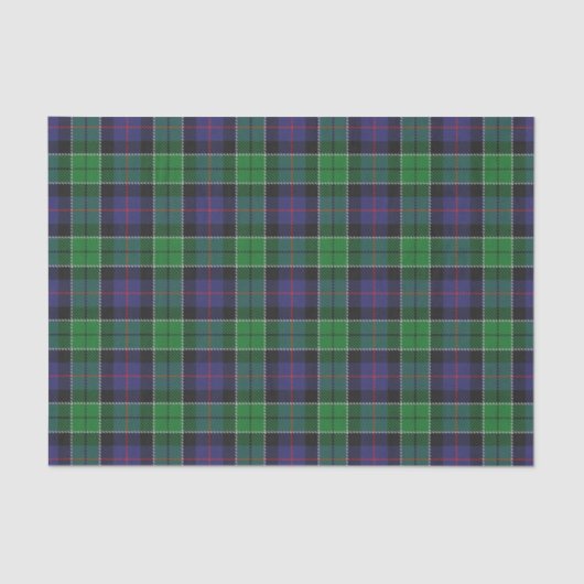 Papier Mousseline Tartan écossais de chasse de Leslie de clan de (Recto)