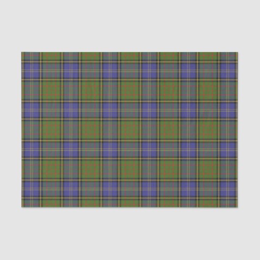 Papier Mousseline Tartan écossais de chasse de MacMillan de clan de (Recto)