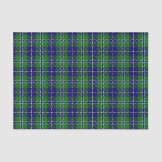 Papier Mousseline Tartan écossais de Douglas de clan de cadeaux (Recto)