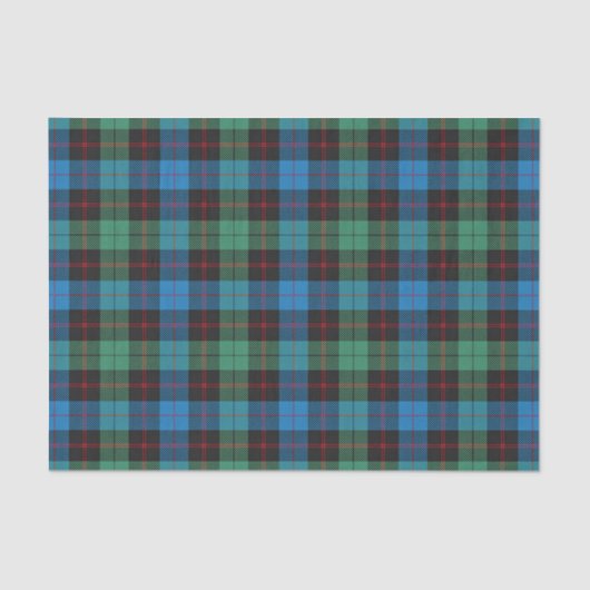 Papier Mousseline Tartan écossais de Guthrie de clan de cadeaux (Recto)