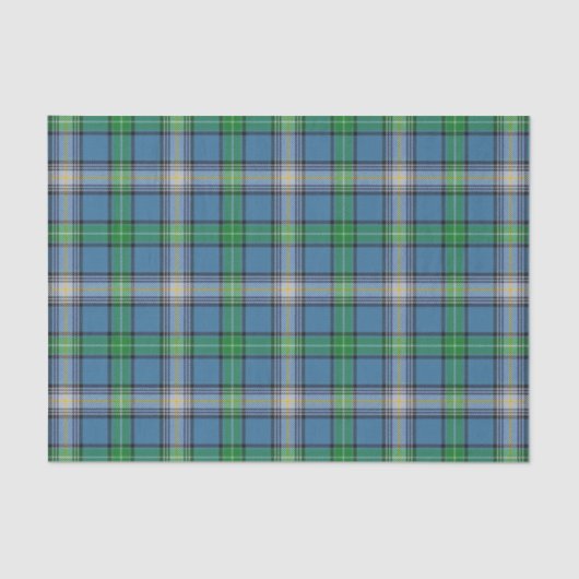Papier Mousseline Tartan écossais de MacDowall de clan de cadeaux (Recto)