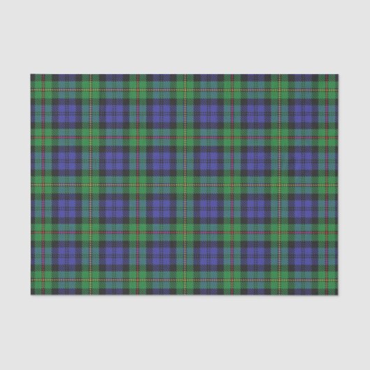 Papier Mousseline Tartan écossais de MacEwen de clan de cadeaux (Recto)