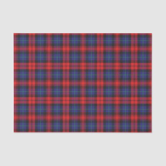 Papier Mousseline Tartan écossais de MacLachlan de clan de cadeaux (Recto)