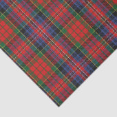 Papier Mousseline Tartan écossais de rouge de MacPherson de clan de (Détail)