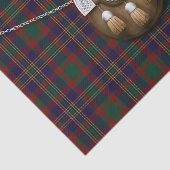 Papier Mousseline Tartan et escarcelle irlandais de liège du comté (Détail)