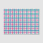 Papier Mousseline Tartan, motif de plaid (Recto)