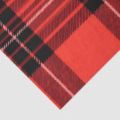 Papier Mousseline Tartan Plaid Rouge traditionnel Collection moderne (Détail)