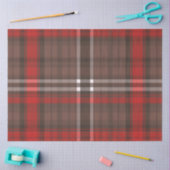 Papier Mousseline Tartan Plaid Rouge Traditionnel Collection tendanc (Artisanat)