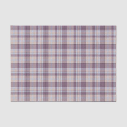 Papier Mousseline Tartan pourpre (Recto)