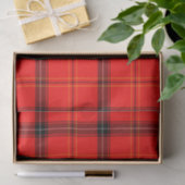 Papier Mousseline Tartan rouge écossais (Cadeau)