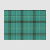 Papier Mousseline Tartan vert écossais (Recto)