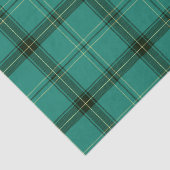 Papier Mousseline Tartan vert écossais (Détail)