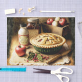 Papier Mousseline tarte aux pommes (Artisanat)