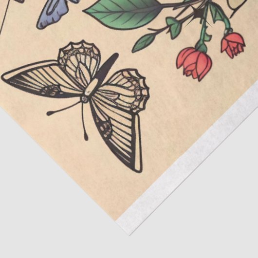 Papier Mousseline Tatouage 1 Papier de découpage (Détail)