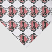 Papier Mousseline tatouage de coeur de bunco (Détail)