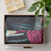 Papier Mousseline Tattoo Goth Girl (Cadeau)