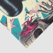 Papier Mousseline Tattoo Goth Girl (Détail)