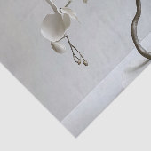 Papier Mousseline Taupe orchidée neutre en céramique (Détail)