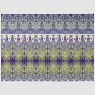 Papier Mousseline Taureau Motif jaune violet de l'Ouest de la tribu