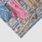 Papier Mousseline Taureau rustique de Western Rodeo (Détail)