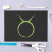 Papier Mousseline TAURUS Bull Avril Mai Astrologie Zodiac Party (Artisanat)