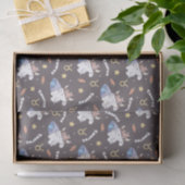 Papier Mousseline Taurus Dreams - Sleepy Zodiac Bunny Motif (Cadeau)