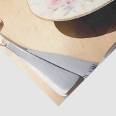 Papier Mousseline Tea anglais Découpage victorienne (Détail)