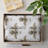 Papier Mousseline Tea Garden Bee Series Design 13 Tissu Papier (Cadeau)