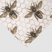 Papier Mousseline Tea Garden Bee Series Design 14 Tissu Papier (Détail)