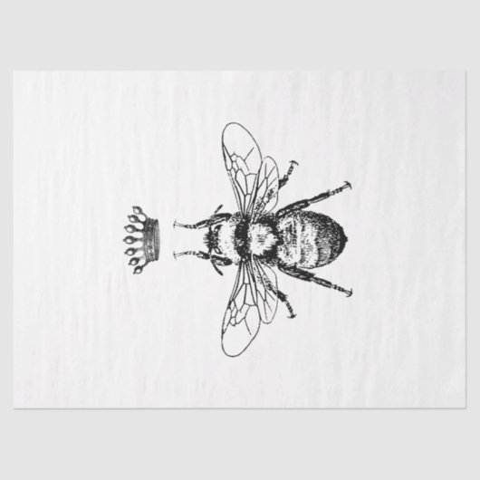 Papier Mousseline Tea Garden Bee Series Design 51 (Recto)