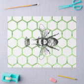 Papier Mousseline Tea Garden Bee Series Design 54 (Artisanat)