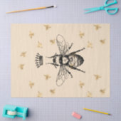 Papier Mousseline Tea Garden Bee Series Design 57 (Artisanat)