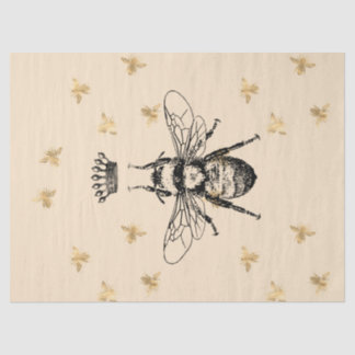 Papier Mousseline Tea Garden Bee Series Design 57