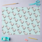 Papier Mousseline Tea Party Westie - West Highland White Terrier (Artisanat)