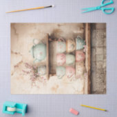 Papier Mousseline Tea Pot Set Rustic Decoupage (Artisanat)