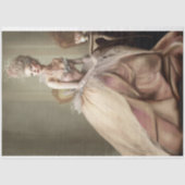 Papier Mousseline Tea Time Mary Antoinette Style Portrait Art (Recto)