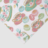 Papier Mousseline Tea Time Motif (Détail)