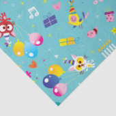 Papier Mousseline Teal Birthday Party  (Détail)