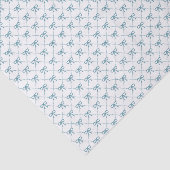 Papier Mousseline Teal bows on white background  (Détail)