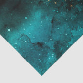 Papier Mousseline Teal galaxy Series Design 1 (Détail)