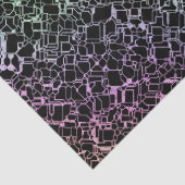 Papier Mousseline techno rainbo : (Détail)