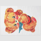 Papier Mousseline Teddy Bear avec le design de la découpage de l'enf (Recto)